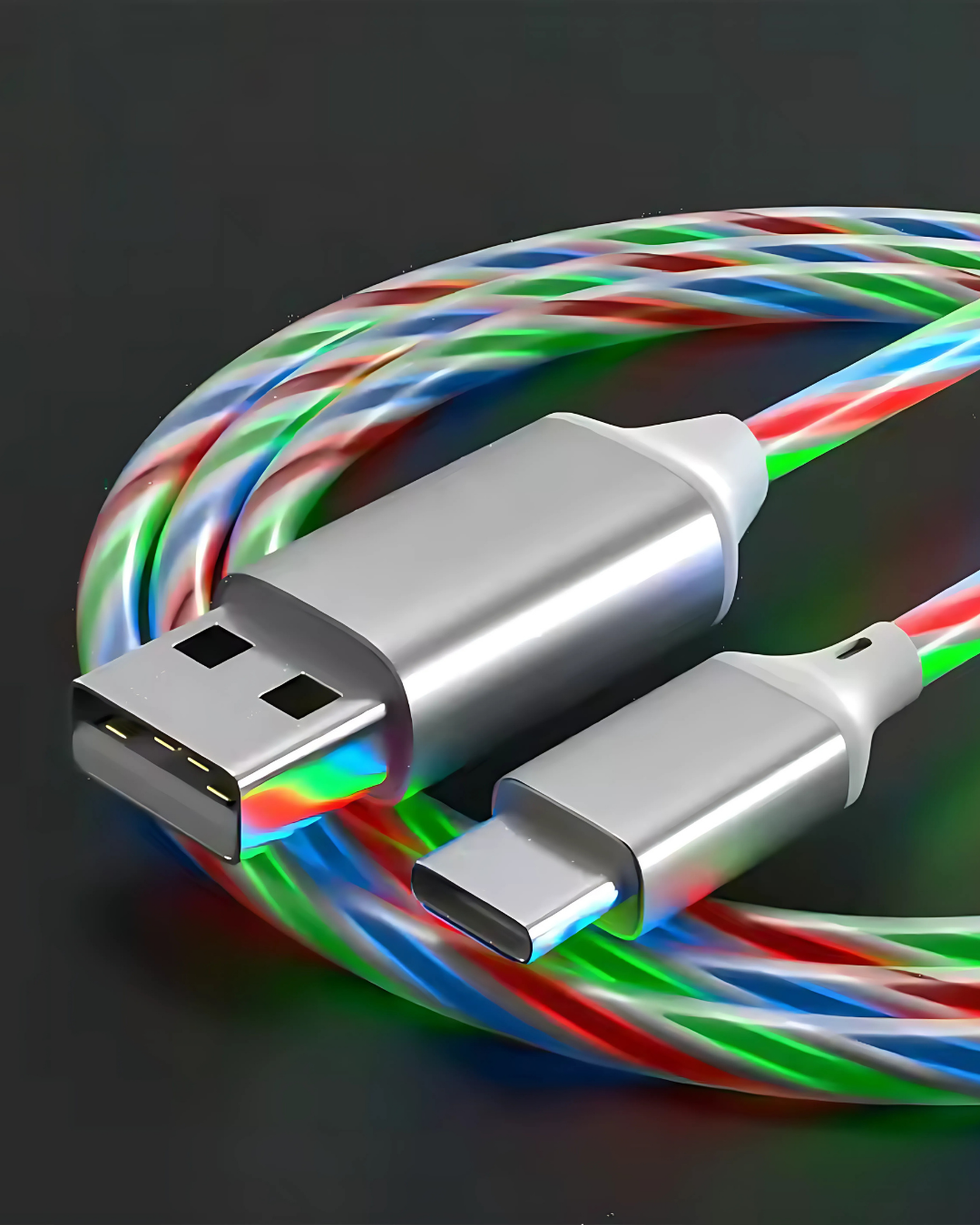 CABLE LUMINEUX R-V-B