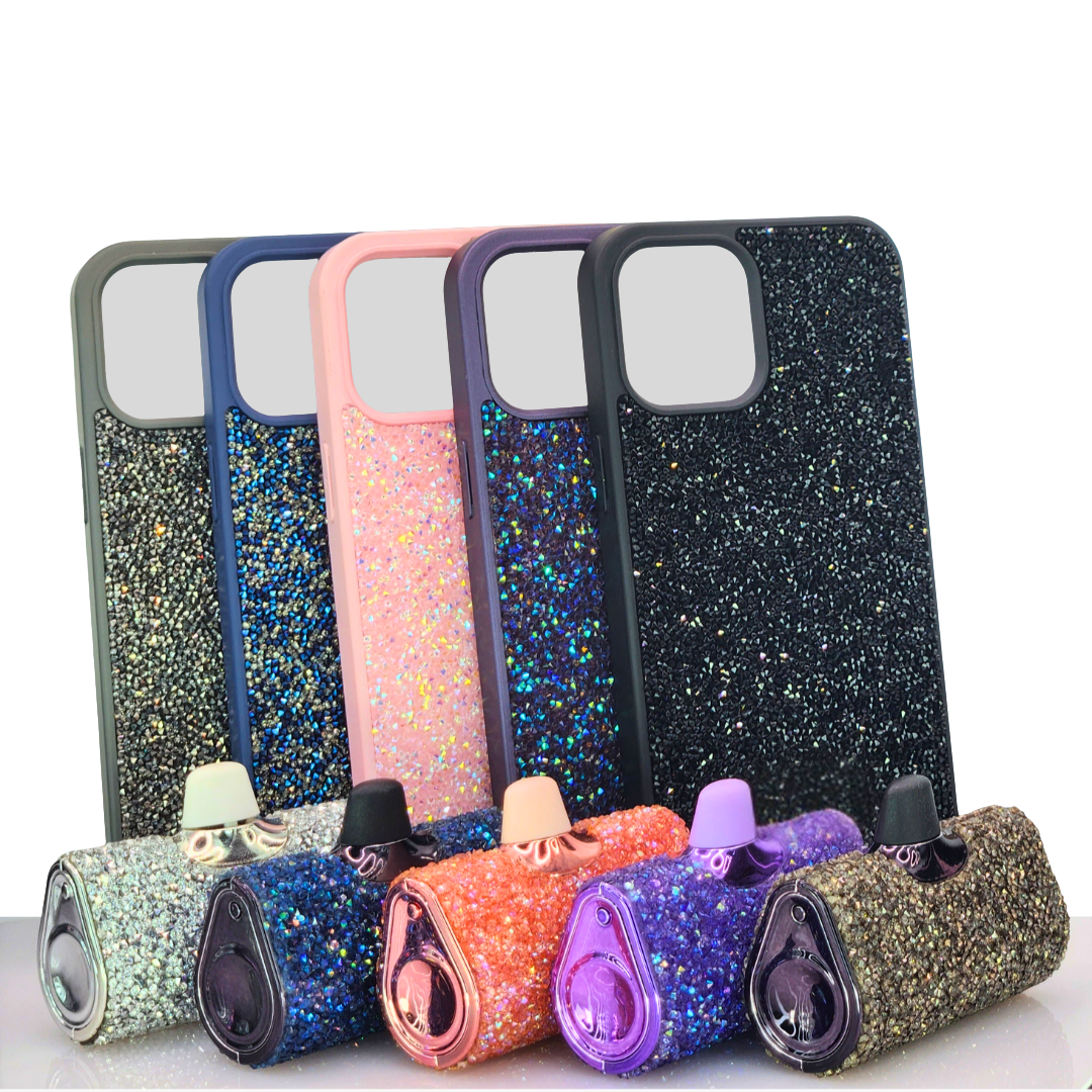 COQUE IPHONE + BATTERIE DIAMOND USB-C