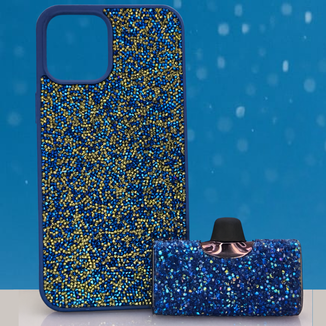 COQUE  IPHONE + BATTERIE DIAMOND USB-C