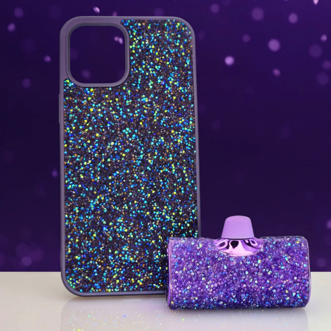 COQUE  IPHONE + BATTERIE DIAMOND USB-C