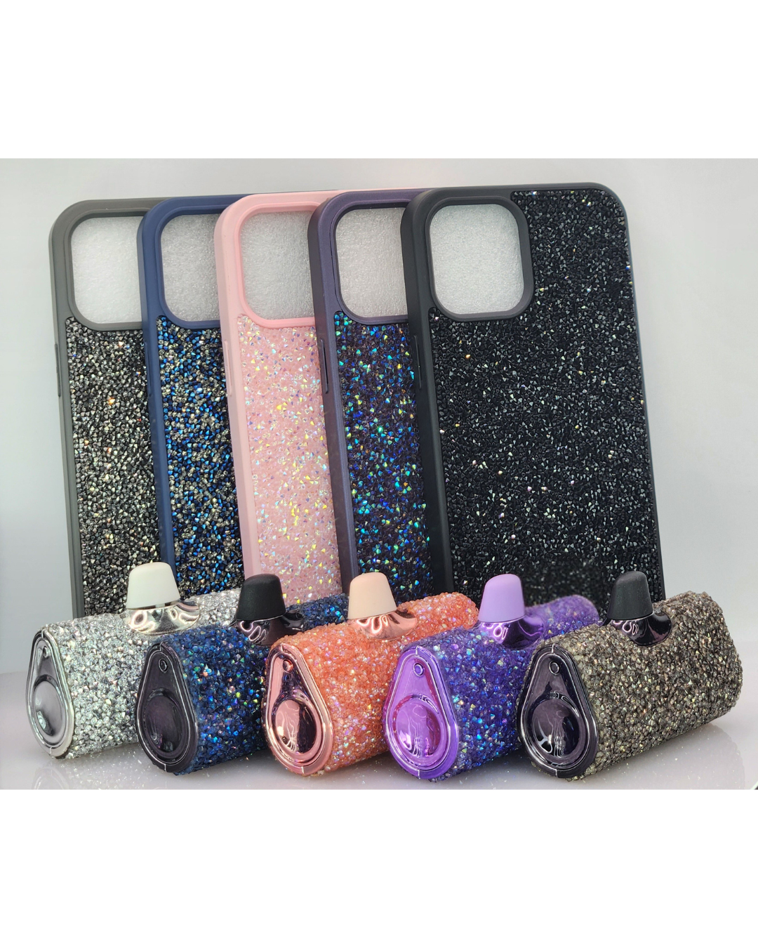 COQUE  IPHONE + BATTERIE DIAMOND USB-C